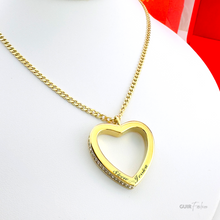 CUBAN PEARL HEART NECKLACE